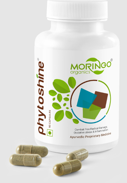 Phytoshine supplement bottle – 90 capsules