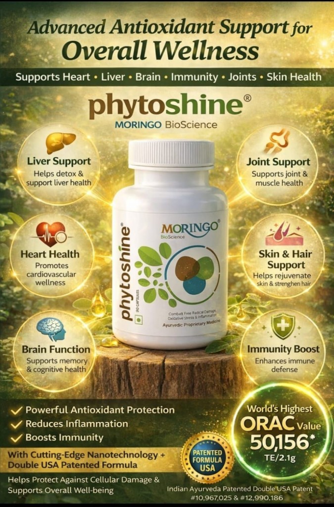 Phytoshine benefits overview – heart, liver, brain, immunity, joints, skin